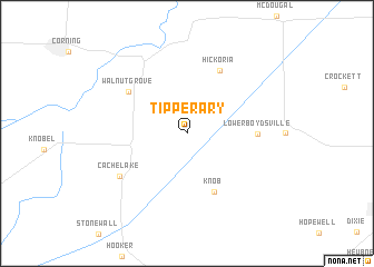 map of Tipperary