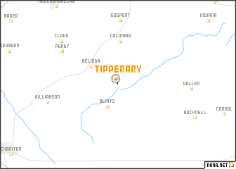 map of Tipperary