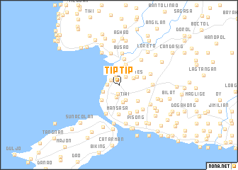 map of Tiptip