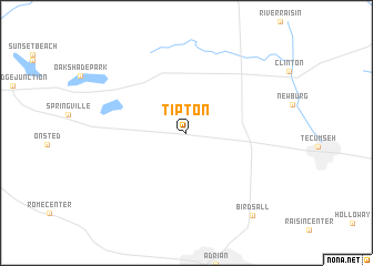 map of Tipton