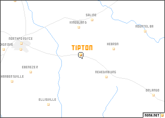 map of Tipton