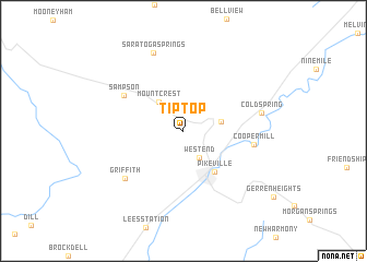 map of Tiptop