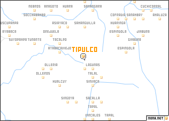 map of Tipulco