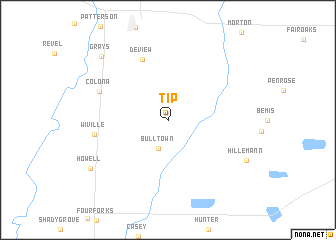 map of Tip