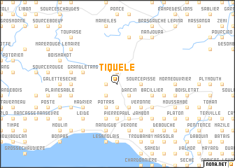 map of Ti Quele