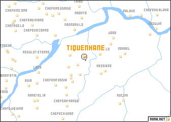 map of Tiquenhane