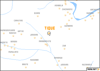 map of Tique