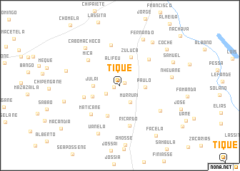 map of Tique