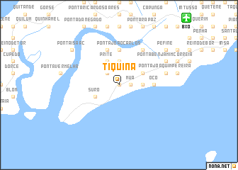 map of Tiquina