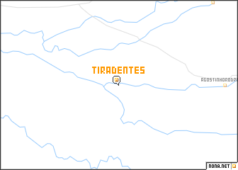 map of Tiradentes