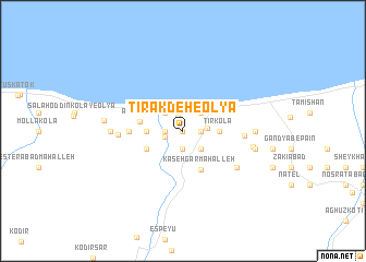 map of Tīrak Deh-e ‘Olyā