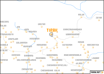 map of Tīrak