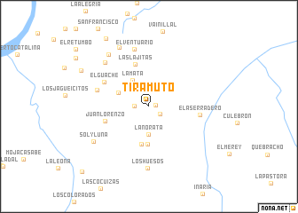 map of Tiramuto