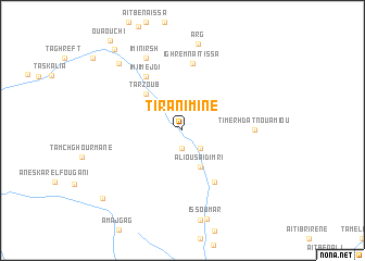 map of Tiranimine