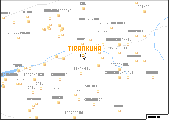 map of Tirān Kuha