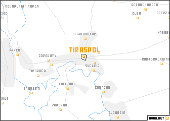 map of Tiraspol
