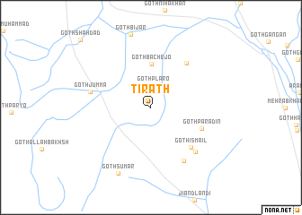 map of Tirath