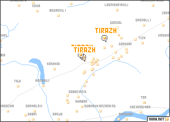 map of Tirazh