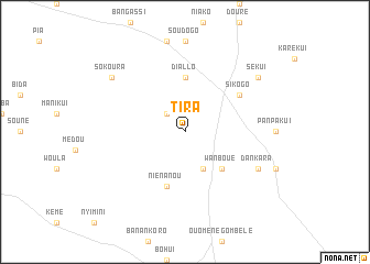 map of Tira