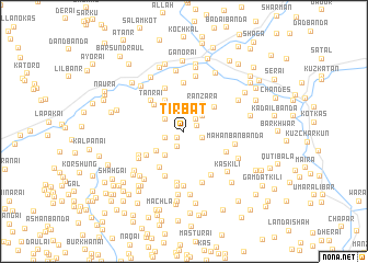 map of Tirbat