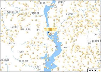 map of Tirbat