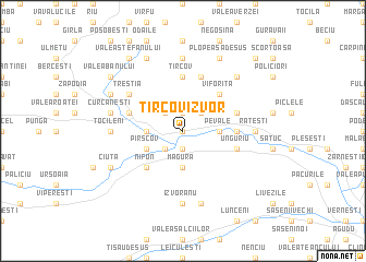 map of Ţîrcov Izvor