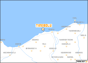 map of Tirebolu