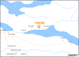 map of Tirene