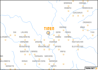 map of Tiren