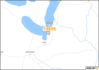 map of Tireré