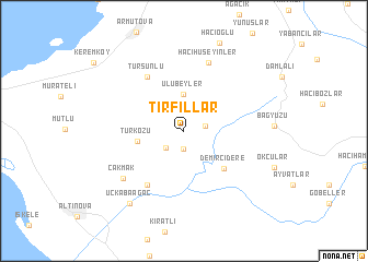 map of Tırfıllar