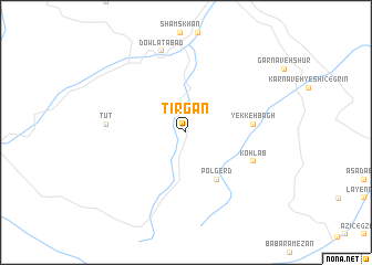 map of Tīrgān