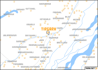map of Tīrgarh