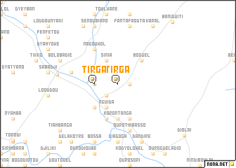 map of Tirga