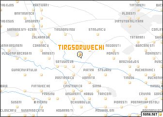 map of Tîrgşoru Vechi