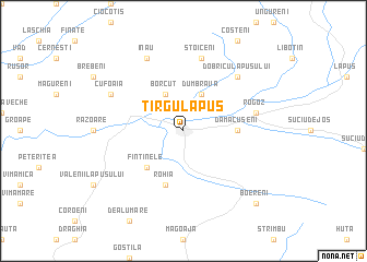 map of Tîrgu Lăpuş