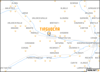 map of Tîrgu Ocna