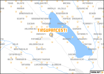 map of Tîrgu Pănceşti