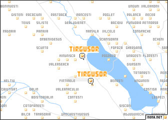 map of Tîrguşor