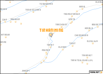 map of Tirhanimine