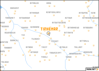 map of Tirhemar