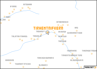 map of Tirhemt nʼIfkern