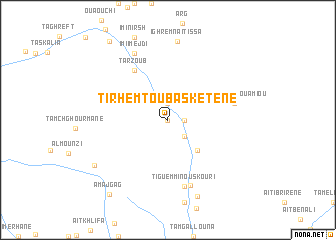 map of Tirhemt Ou Basketene