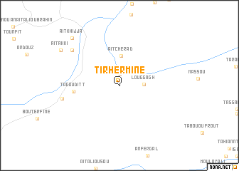 map of Tirhermine