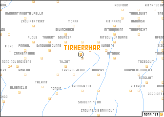 map of Tirherrhar