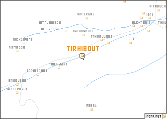 map of Tirhibout