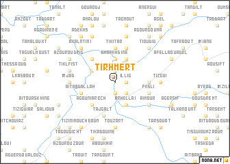 map of Tirhmert