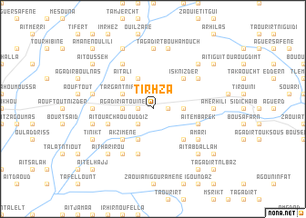 map of Tirhza