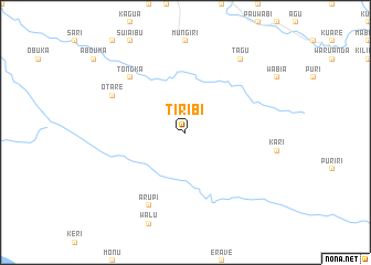 map of Tiribi