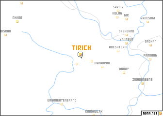 map of Tīrīch